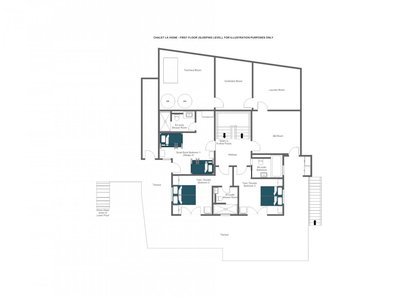 Chalet La Vigne Verbier Floor Plan 3